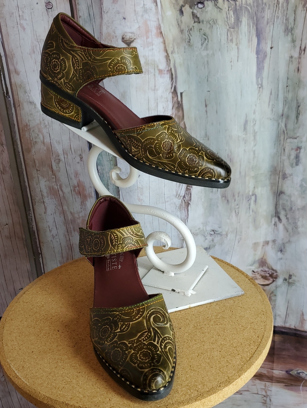 Spring Step Jazzberry Shoes 41 Green Leather